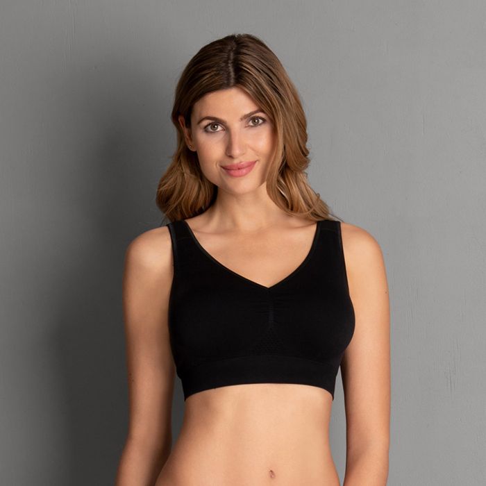 Brassière pour prothèses sans coutures ANITA CARE "Lotta" 5769X - Noir 001 (XS)