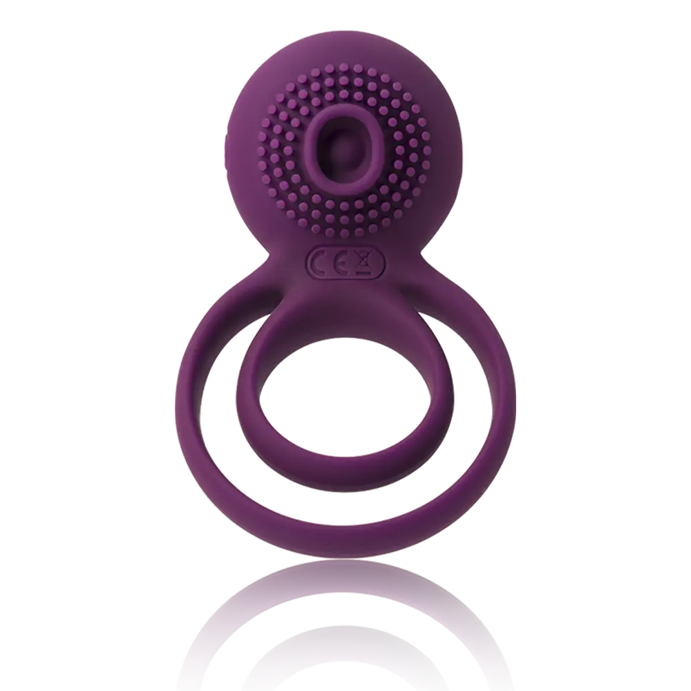 Anneau pénien double vibrant SVAKOM "Tammy" - Violet