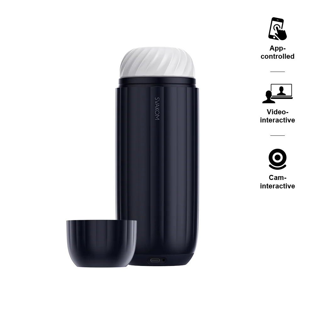 Masturbateur homme contrôlé via app & connection aux films X SVAKOM "Sam Neo 2" 