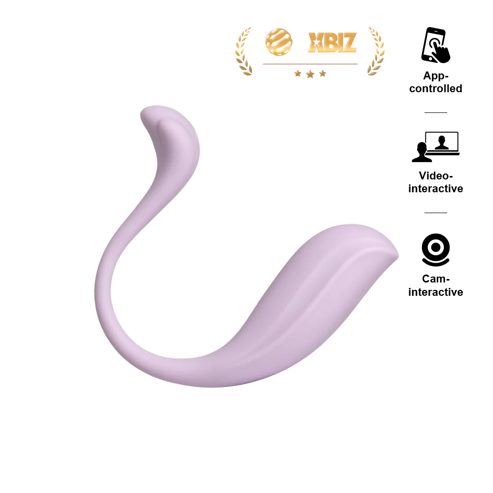 Œuf vibrant controlé via app & connection aux films X SVAKOM "Phoenix Neo 2" - Lavande
