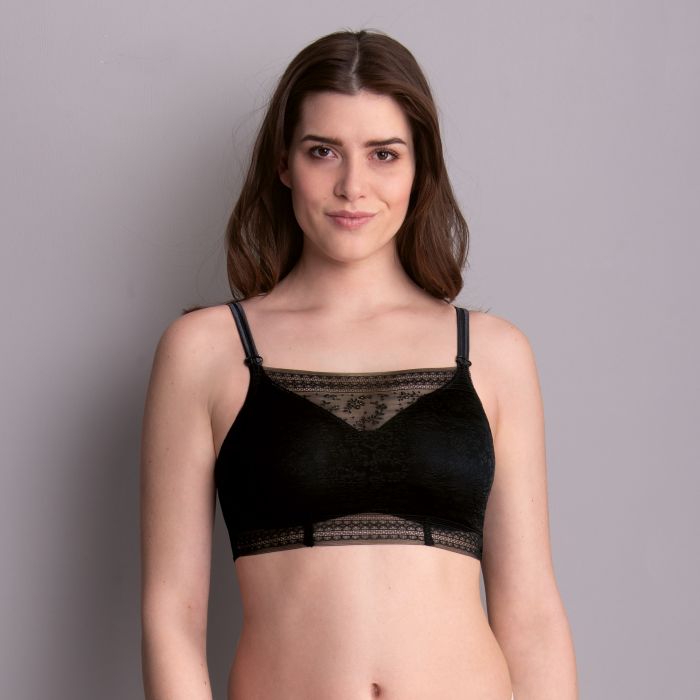 Top-bandeau à positionner sur le soutien-gorge ANITA CARE "Fleur" 0600 - Noir 001