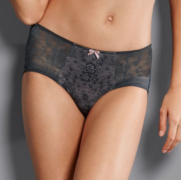 Culotte haute ANITA ROSA FAIA "Fleur" 1355 - Athracite 408