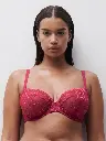 Soutien-gorge armaturé enveloppant CHANTELLE "Fleurs" C12M10 - Pomme d'Amour B01