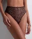 Culotte taille haute AUBADE "Crazy In Love" 5D94 - Satin Brown SATI