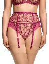 Porte-jarretelles DITA VON TEESE "Harlow" D46062 - Pinot Noir