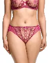 Culotte haute DITA VON TEESE "Harlow" D21062 - Pinot Noir