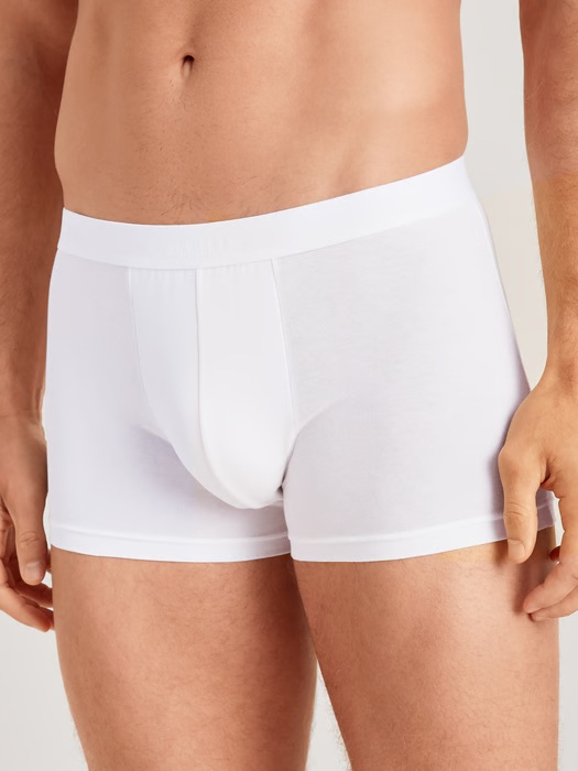 Boxer homme CALIDA "Evolution" 25681 - Blanc 001 (S)