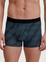 Boxer homme fantaisie coton CALIDA "Grafic Cotton" 26180 - Noir 992