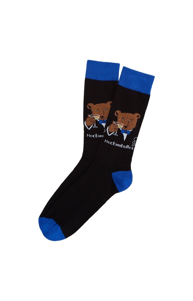 Chaussettes fantaisies homme TU ARTHUR "Noctambulles" 1SO - Noir CHAMH25