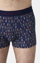 Boxer homme coton bio ARTHUR "Marathon" MAC - Marine MARAH25
