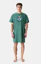 Chemise de nuit homme TU maxi T-shirt ARTHUR "Ski You Later" MTU - Vert 2CVCH25