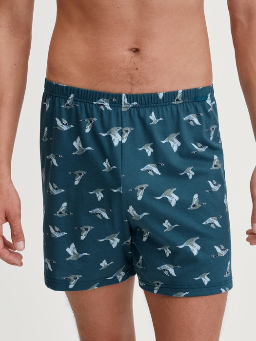 Boxer short homme fantaisie 100% coton CALIDA "Prints" 24389 - Deep Night 749