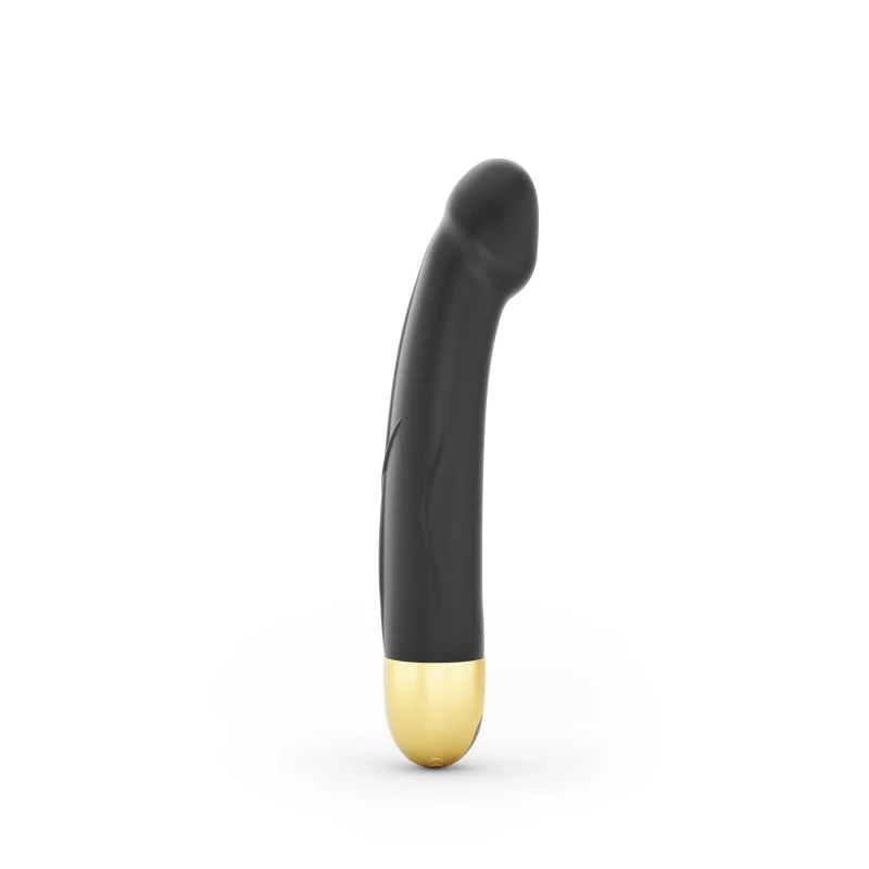 Moyen vibromasseur réaliste point G DORCEL "Real vibration M 2.0" - Noir & Or