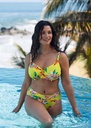 Haut de Bikini plissé avec armatures FANTASIE "Cala Macarella" FS505201 - Zest ZET