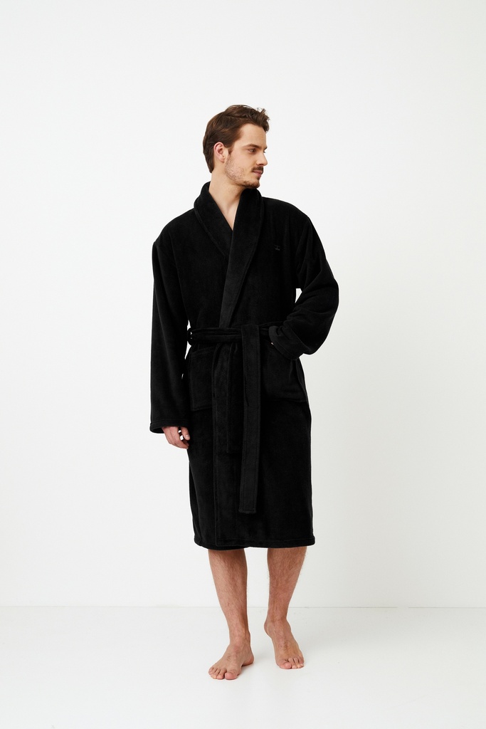 Peignoir homme ARUELLE "Gerald" W24-GERA-B-B - Bleu Marinne (S)