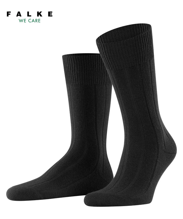 Chaussettes Hommes Laine FALKE "Lhasa" 14405 - Noir 3000