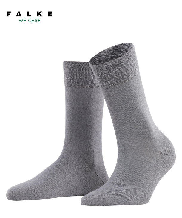 Chaussettes laine sans élastique dame FALKE "Berlin Sensitive" 46226 - Gris 3830