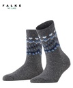 Chaussettes fantaisies dame FALKE "Cosy Wool" 47181 - Light Greymel 3390