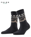 Chaussettes fantaisies dame FALKE "Cosy Wool" 47181 - Noir 3000