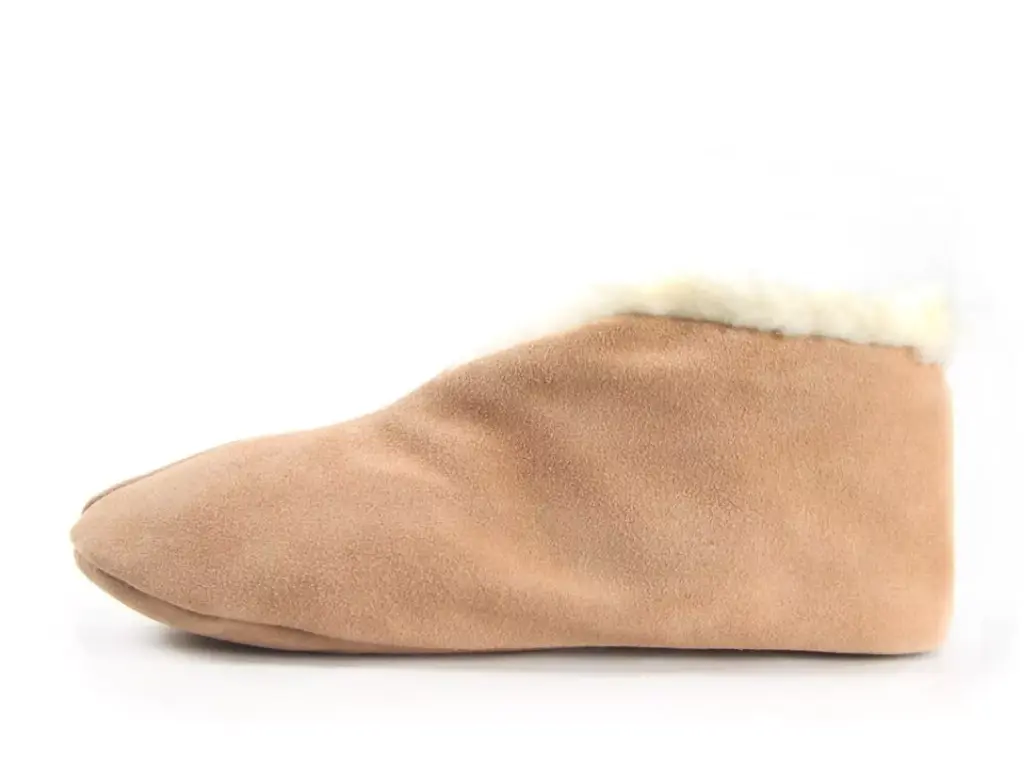 Pantoufles espagnoles 20% laine BERNARDINO - Beige 