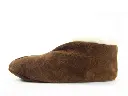 Pantoufles espagnoles 20% laine BERNARDINO - Marron Moka