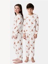 Pyjama long enfant polaire ARTHUR "Old Teddy" LUL - Ivoire OLDTH25