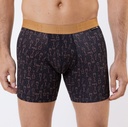 Boxer homme coton avec maintien intérieur LOIC HENRY "Every-D" KBD011G - Champagne