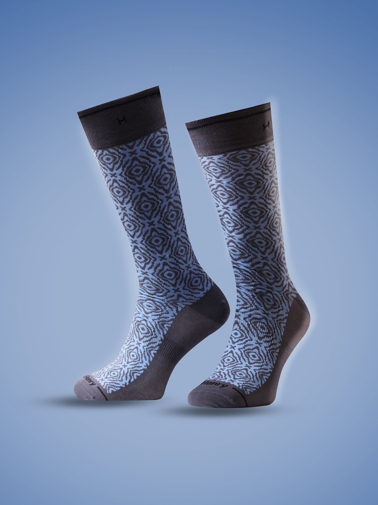 Chaussette homme fantaisie LOIC HENRY "Miroir" KSJ003U - Vibrations (39/42)