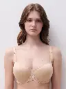 Soutien-gorge corbeille mémoire de forme CHANTELLE "Every Curve" C16B60 - Beige Doré 01N