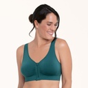 Brassière pour prothèses sans coutures à tirette ANITA CARE "Lynn" 5768X - Emeraude 826