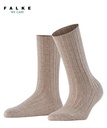 Chaussettes dame laine&cachemire FALKE "Cosy Wool Boot" 46903 - Beige Mel. avec Brillant 4091