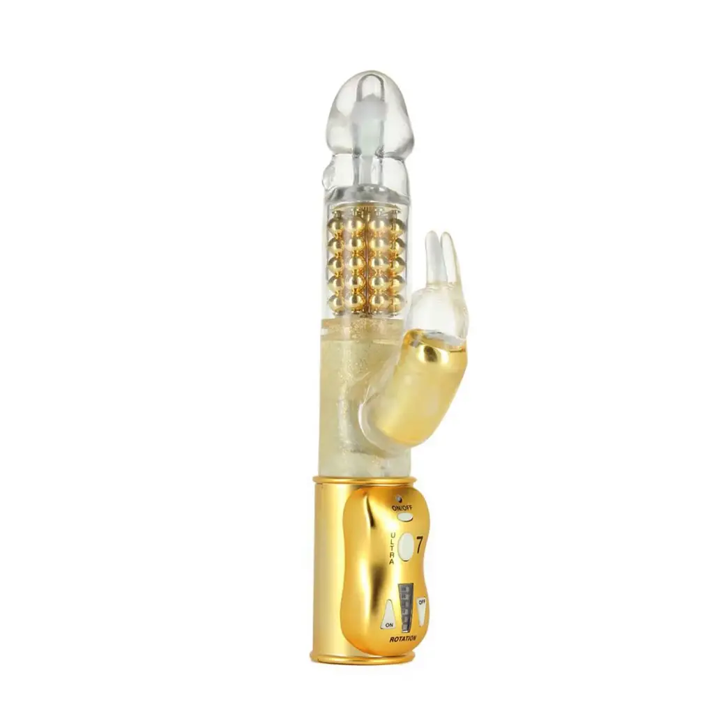 Vibromasseur triple stimulation DORCEL "Orgasmic Rabbit" - Gold