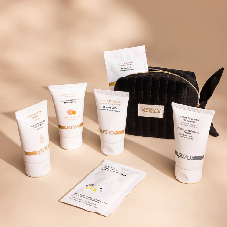 Trousse érotique pour deux YES FOR LOVE "La Trousse Enchantée" YFL01D92 - Noire Elexir