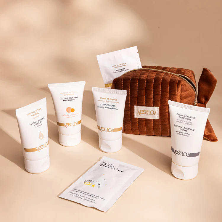 Trousse érotique pour deux YES FOR LOVE "La Trousse Enchantée" YFL01D92 - Cognac Elexir