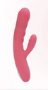 Vibromasseur double stimulation & mouvements de poussé SVAKOM "Avery" - Strawberry Pink