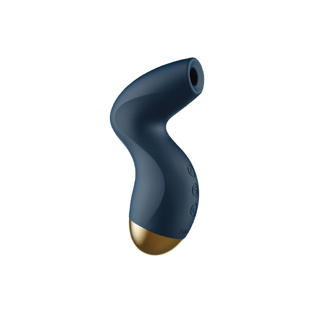 Stimulateur clitoridien à ondes pulsées SVAKOM "Pulse Pure" - Navy Blue