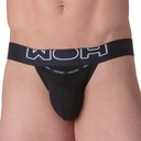 Slip tanga sexy pour homme WOH "Tanga Sexy Fun" - Noir 
