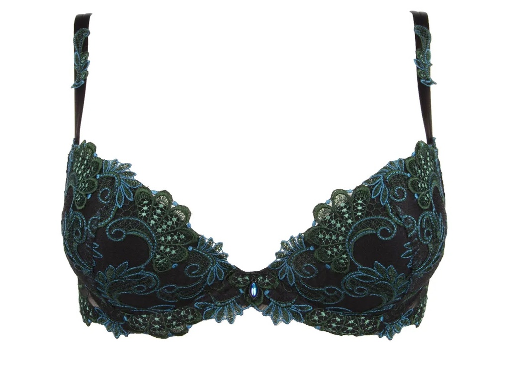 Soutien-gorge coque progressive LISE CHARMEL "Dressing Floral" ACC8588 - Noir 0005