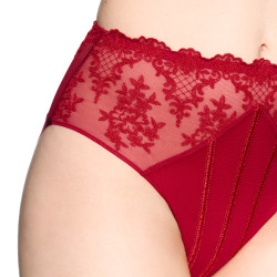 Culotte taille haute LOUISA BRACQ "Victoria" 533-50 - Rouge à Lèvres RAL