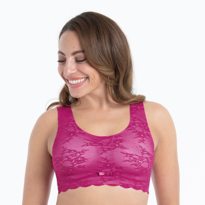Brassière à coques sans armatures ANITA ROSA FAIA "Essential Lace" 5400 - Candy Pink 192