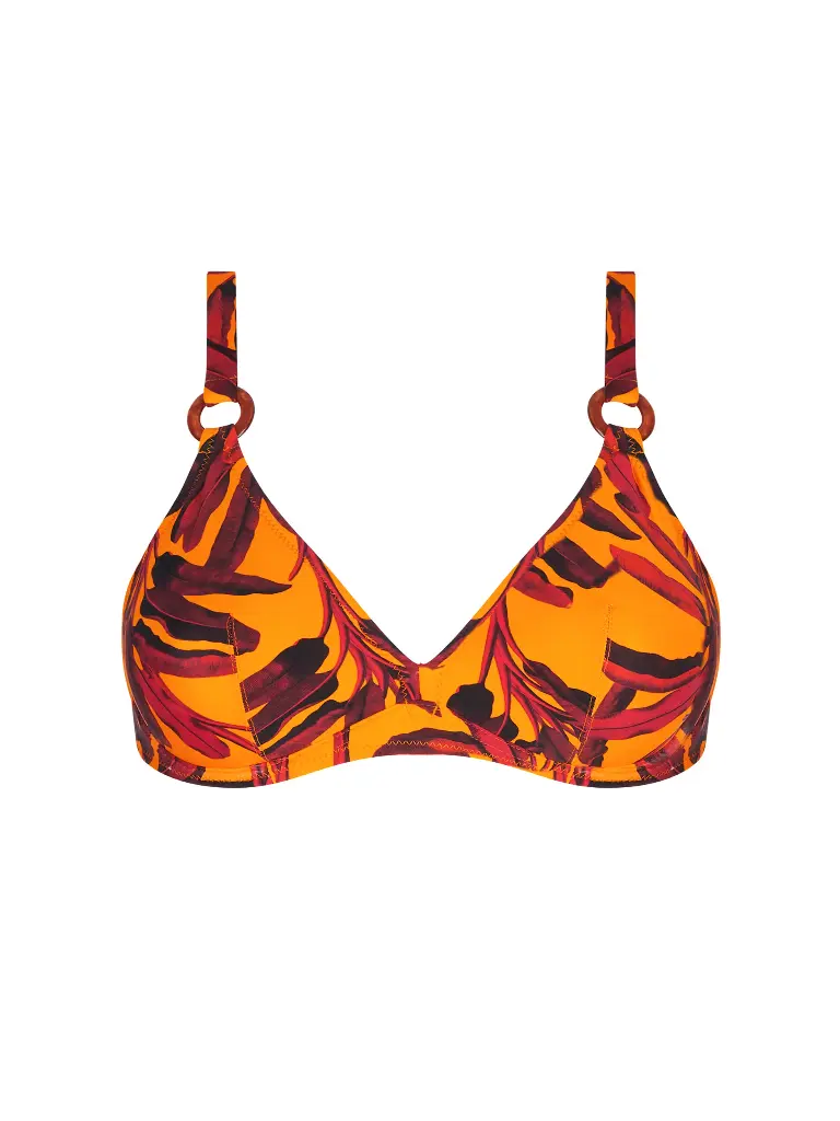 Haut de Bikini armaturé triangle ANTIGEL "La Melanesia" FBB3259 - Jaune Banane 12073 (85, C)