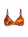 Haut de Bikini armaturé triangle ANTIGEL "La Melanesia" FBB3259 - Jaune Banane 12073