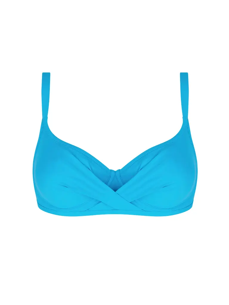 Haut de Bikini avec armatures ANTIGEL "La Chiquissima" FBB3514 - Bleu Azure 5319 (D, 85)