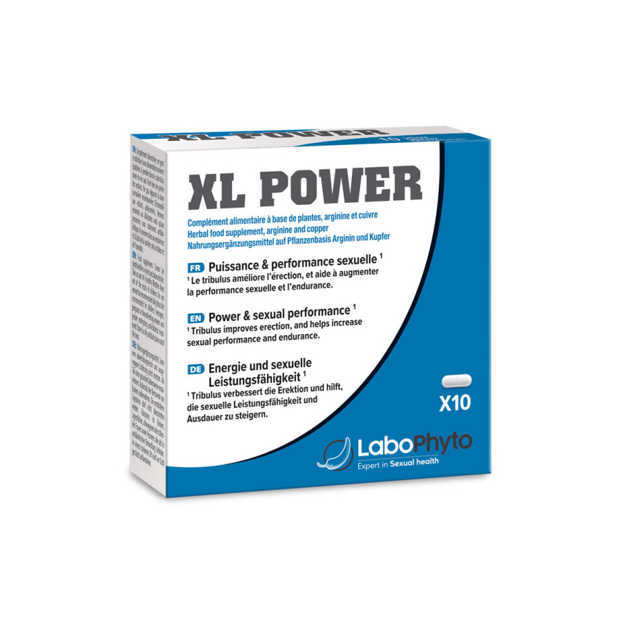 Pilules aphrodisiaques 4 en 1 homme stimule la libido et boost les érections "XL Power" 10 comprimés