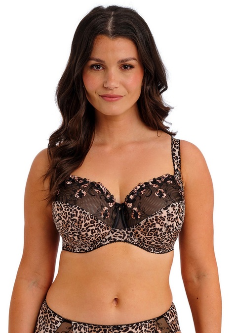 Soutien-gorge avec armatures renfort latéral FANTASIE "Talia" FL103901 - Leopard LED (80, D)