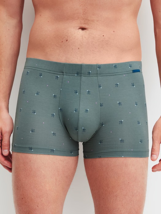 Boxer homme fantaisie 90% coton CALIDA "Grafic Cotton" 26780 - Laurel Green 618 (S)