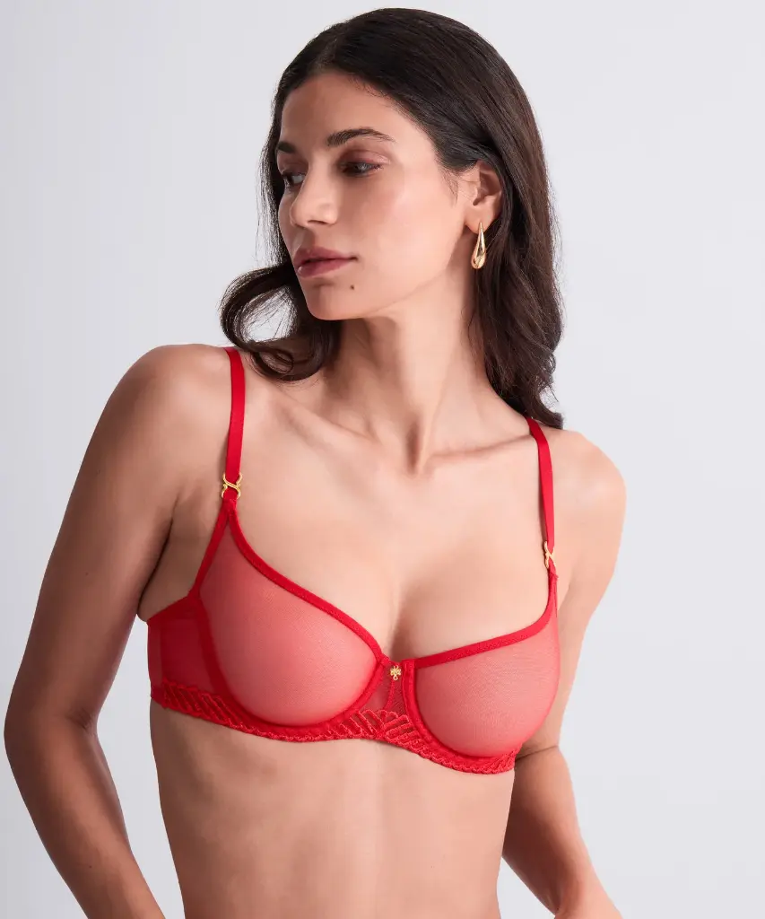 Soutien-gorge corbeille AUBADE "Sheer Emotion" 4MF14 - Diva (B, 85)