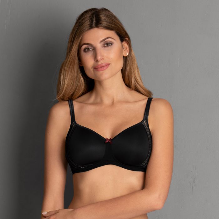 Soutien-gorge sans armatures avec coques ANITA ROSA FAIA "Fleur" 5654 - Noir 001