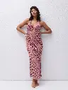 Robe Longue de Plage sans manche CHANTELLE "Pulp Metallic" C22RW0 - Rose Lurex C97