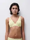 Soutien-gorge avec armatures spacer plongeant CHANTELLE "Day To Night" C15F70 - Tender Yellow 0PR